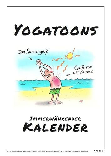 Yogatoons Kalender: Immerwährender Monatskalender