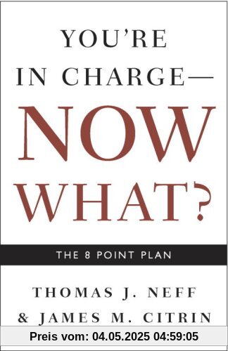 You're in Charge, Now What?: The 8 Point Plan