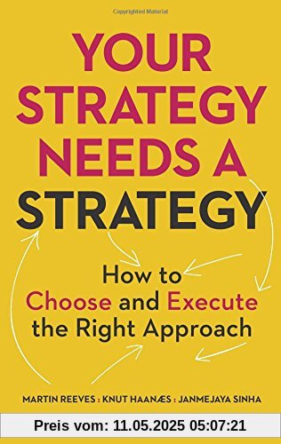 Your Strategy Needs a Strategy: How to Choose and Execute the Right Approach