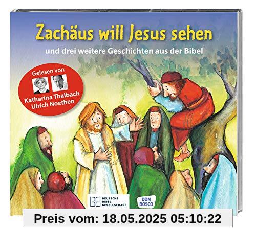 Zachäus will Jesus sehen: Reihe: Die Hörbibel für Kinder: Reihe: Die Hörbibel für Kinder, Lesung. CD Standard Audio Format