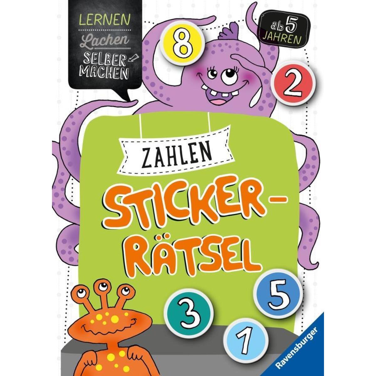 Zahlen-Sticker-Rätsel Zahlen-Sticker-Rätsel von Ravensburger Verlag