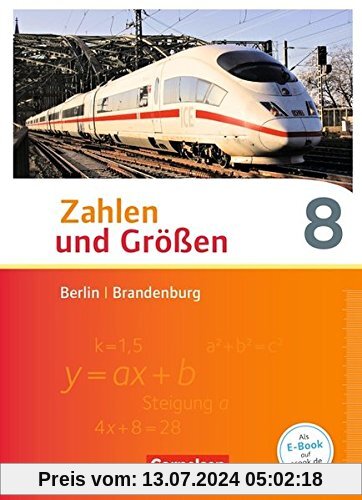 Zahlen und Größen - Berlin und Brandenburg / 8. Schuljahr - Schülerbuch