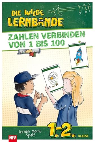 Zahlen verbinden von 1 bis 100: DIE WILDE LERNBANDE - 1.-2. Klasse