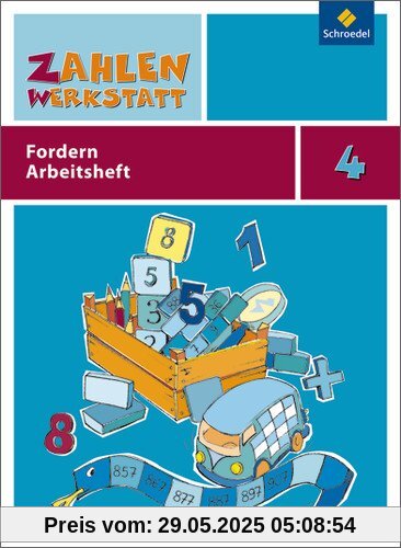 Zahlenwerkstatt: Fordern: Arbeitsheft 4