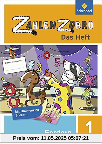 Zahlenzorro - Das Heft: Forderheft 1