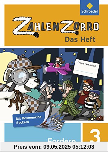 Zahlenzorro - Das Heft: Forderheft 3