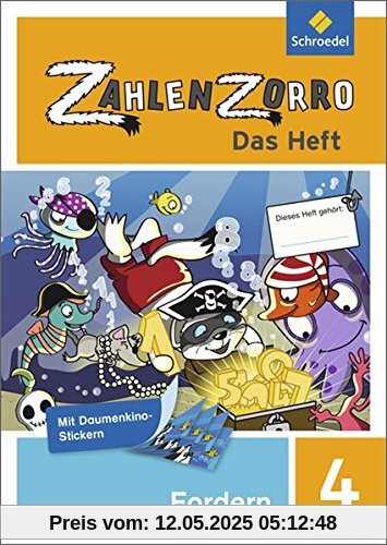 Zahlenzorro - Das Heft: Forderheft 4