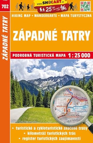 Západné Tatry / Westliche Tatra (Wander - Radkarte 1:25.000) (SHOCart Wander - Radkarte 1:25.000 Slowakei, Band 702) von SHOCart