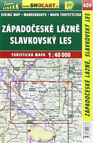 Západočeské lázně, Slavkovský les / Westböhmische Bäder, Kaiserwald (Wander - Radkarte 1:40.000) (SHOCart Wander - Radkarte 1:40.000 Tschechien, Band 409) von Freytag + Berndt