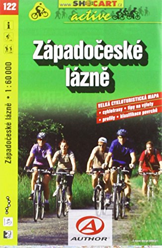 Západočeské lázně / Westböhmische Bäder (Radkarte 1:60.000) (SHOCart Radkarte 1:60.000 Tschechien, Band 122) von SHOCart