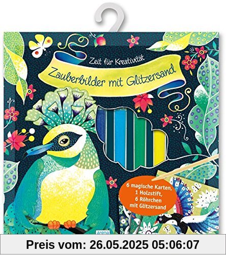 Zauberbilder mit Glitzersand: Zeit für Kreativität