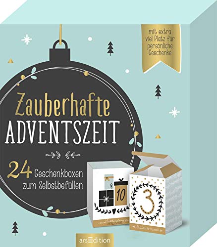Zauberhafte Adventszeit: 24 Geschenkboxen zum Selbstbefüllen von Ars Edition