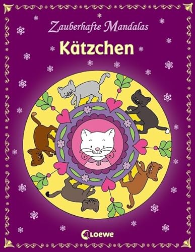 Zauberhafte Mandalas - Kätzchen: Ausmalbuch für Mädchen und Jungen ab 5 Jahre