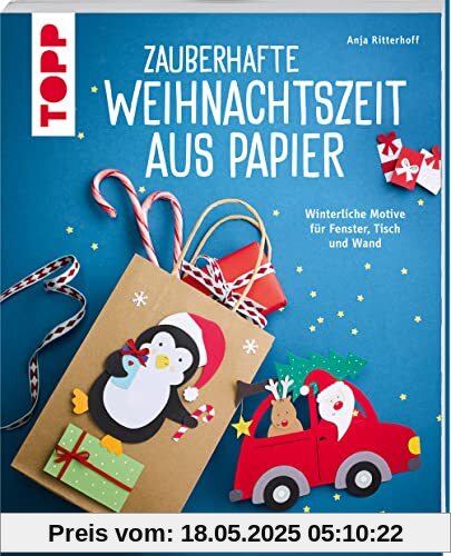 Zauberhafte Weihnachtszeit aus Papier (kreativ.kompakt): Winterliche Motive für Fenster, Tisch und Wand