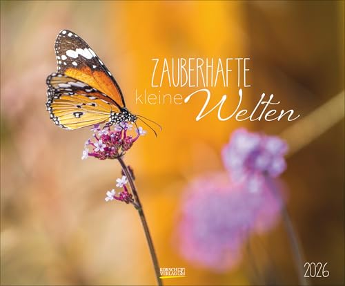 Zauberhafte kleine Welten 2026: Großer Wandkalender. Foto-Kunstkalender mit dem stimmungsvollen Makroaufnahmen. Querformat 55 x 45,5 cm. Zauberhafte kleine Welten 2026: Großer Wandkalender. Foto-Kunstkalender mit dem stimmungsvollen Makroaufnahmen. Querformat 55 x 45,5 cm. von Korsch Verlag