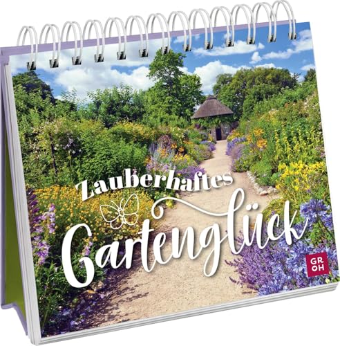 Zauberhaftes Gartenglück: Aufsteller mit traumhaften Gartenfotos und vielen Porträts berühmter Gärten. Das perfekte Geschenk für jeden Gartenliebhaber von Groh