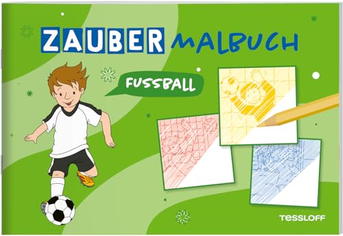 Zaubermalbuch. Fußball: Mit magischen Zauberseiten (Malbücher und -blöcke)