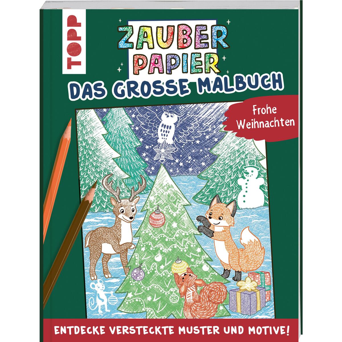Zauberpapier - Das große Malbuch - Frohe Weihnachten Zauberpapier - Das große Malbuch - Frohe Weihnachten von Frech Verlag GmbH