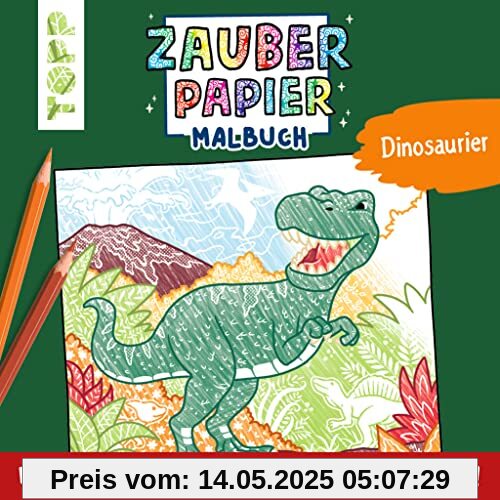 Zauberpapier Malbuch Dinosaurier: Entdecke versteckte Muster und Motive! Zauberpapier Malbuch Dinosaurier: Entdecke versteckte Muster und Motive!