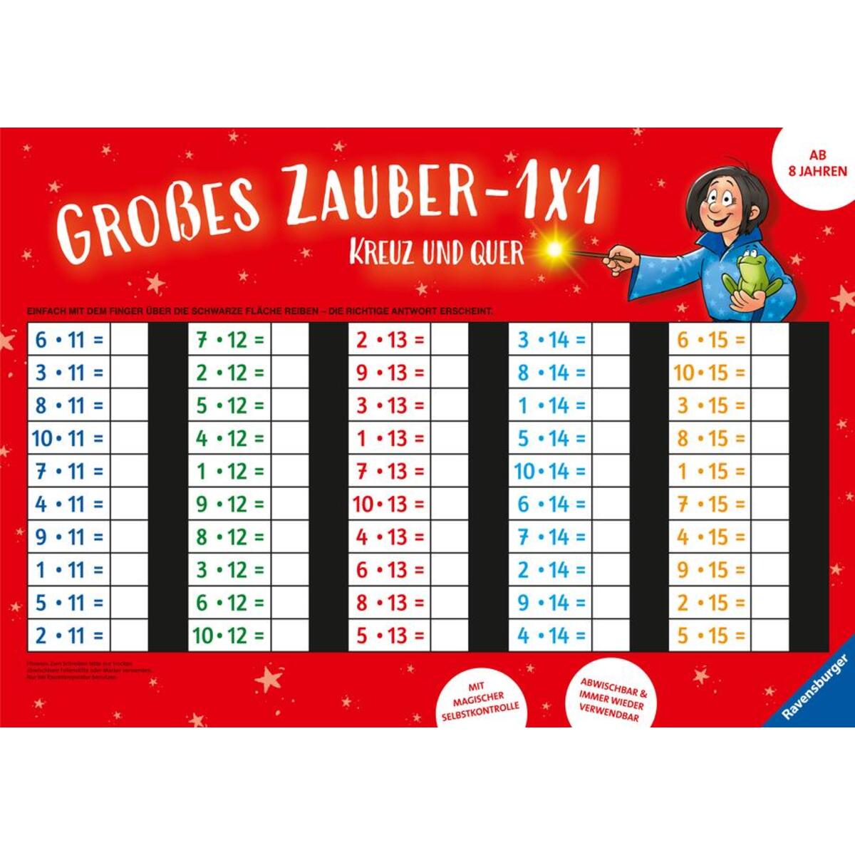 Zaubertafel: Großes Zauber-1x1: Kreuz und quer von Ravensburger Verlag