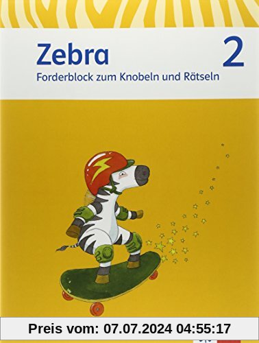 Zebra / Forderblock zum Knobeln und Rätseln 2. Schuljahr: Neubearbeitung