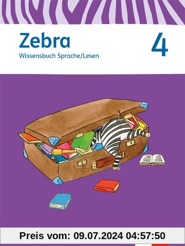 Zebra / Wissensbuch Sprache/Lesen 4. Schuljahr: Neubearbeitung