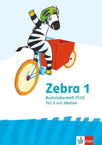 Zebra 1: Buchstabenheft Plus mit Medien in Druckschrift Klasse 1 (Zebra. Ausgabe ab 2024) set of books