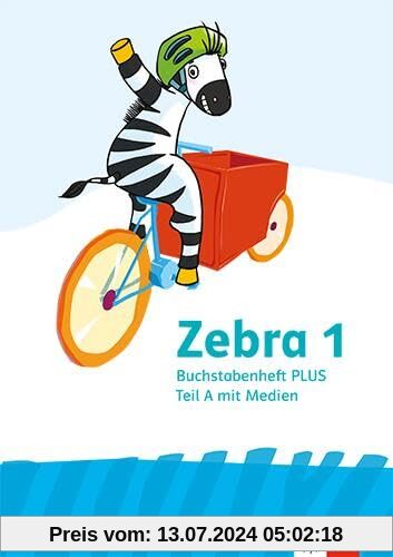 Zebra 1. Allgemeine Ausgabe: Buchstabenheft Plus in Druckschrift Klasse 1 (Zebra. Ausgabe ab 2024)