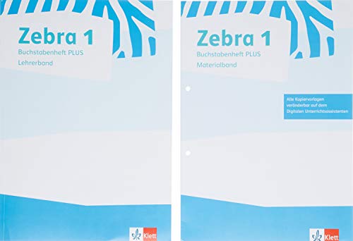 Zebra 1: Paket zum Buchstabenheft PLUS: Didaktischer Kommentar und Materialband Klasse 1: Lehrerpaket zum Buchstabenheft PLUS mit Lehrerband, ... und CD Klasse 1 (Zebra. Ausgabe ab 2018)