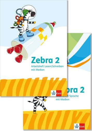 Zebra 2: Paket: Arbeitsheft Sprache und Arbeitsheft Lesen/Schreiben Klasse 2 (Zebra. Ausgabe ab 2024)