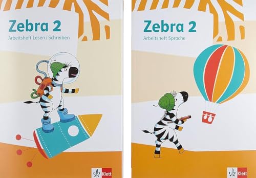 Zebra 2: Paket: Arbeitsheft Sprache und Arbeitsheft Lesen/Schreiben Klasse 2 (Zebra. Ausgabe ab 2024)