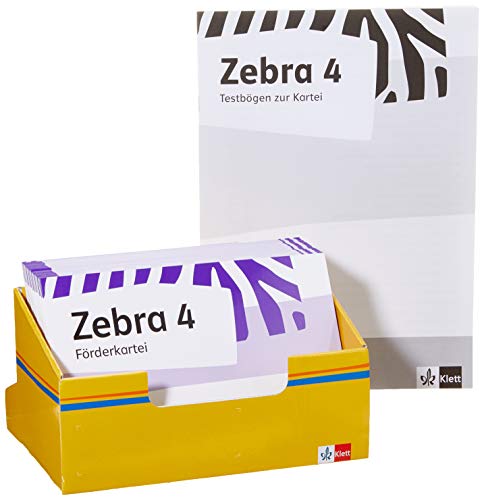 Zebra 4: Förderkartei mit Testbögen Klasse 4 (Zebra. Ausgabe ab 2018)
