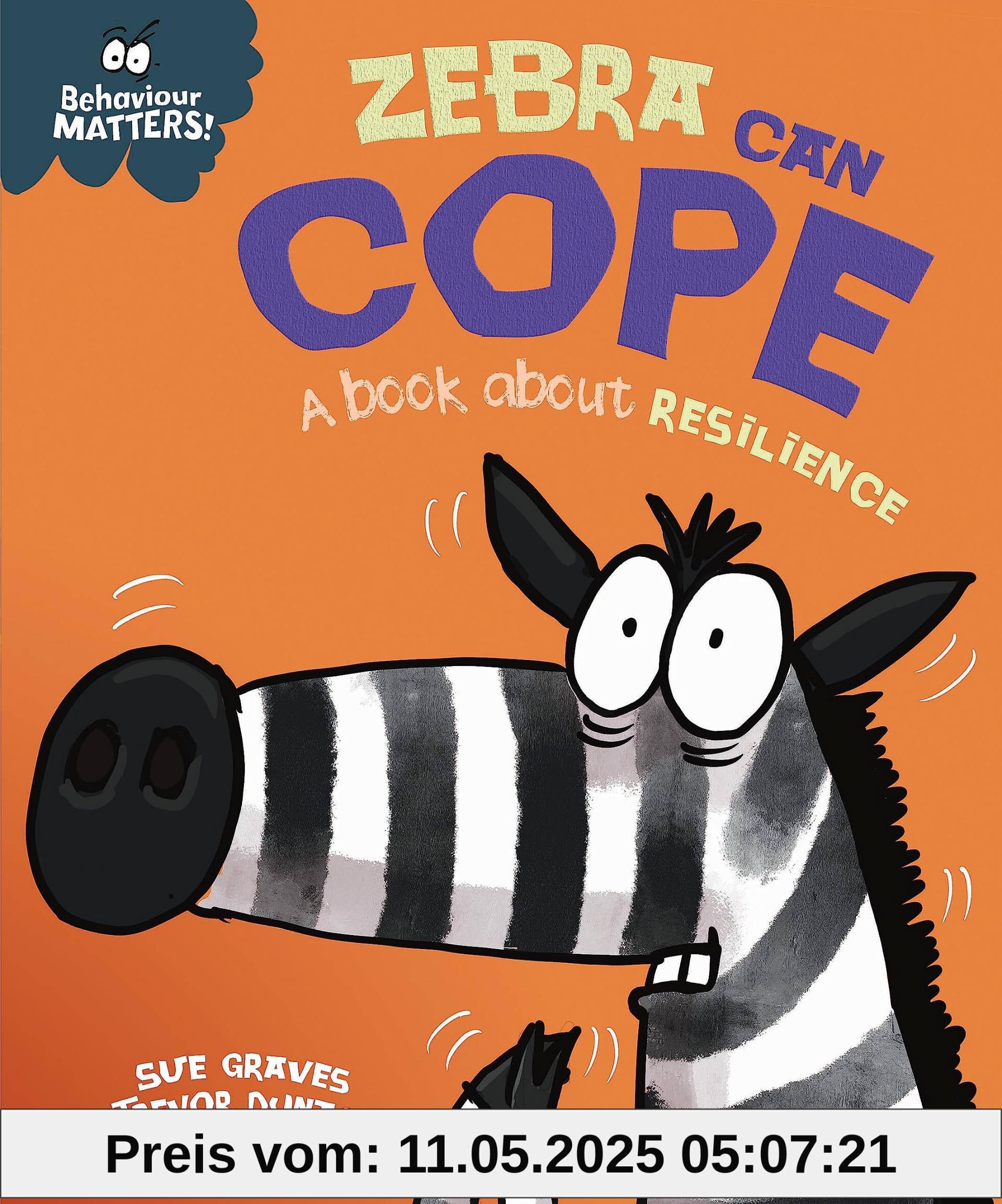 Zebra Can Cope - A book about resilience