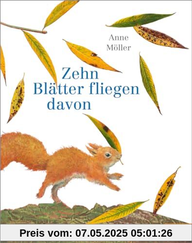 Zehn Blätter fliegen davon: Vierfarbiges Bilderbuch (MINIMAX)