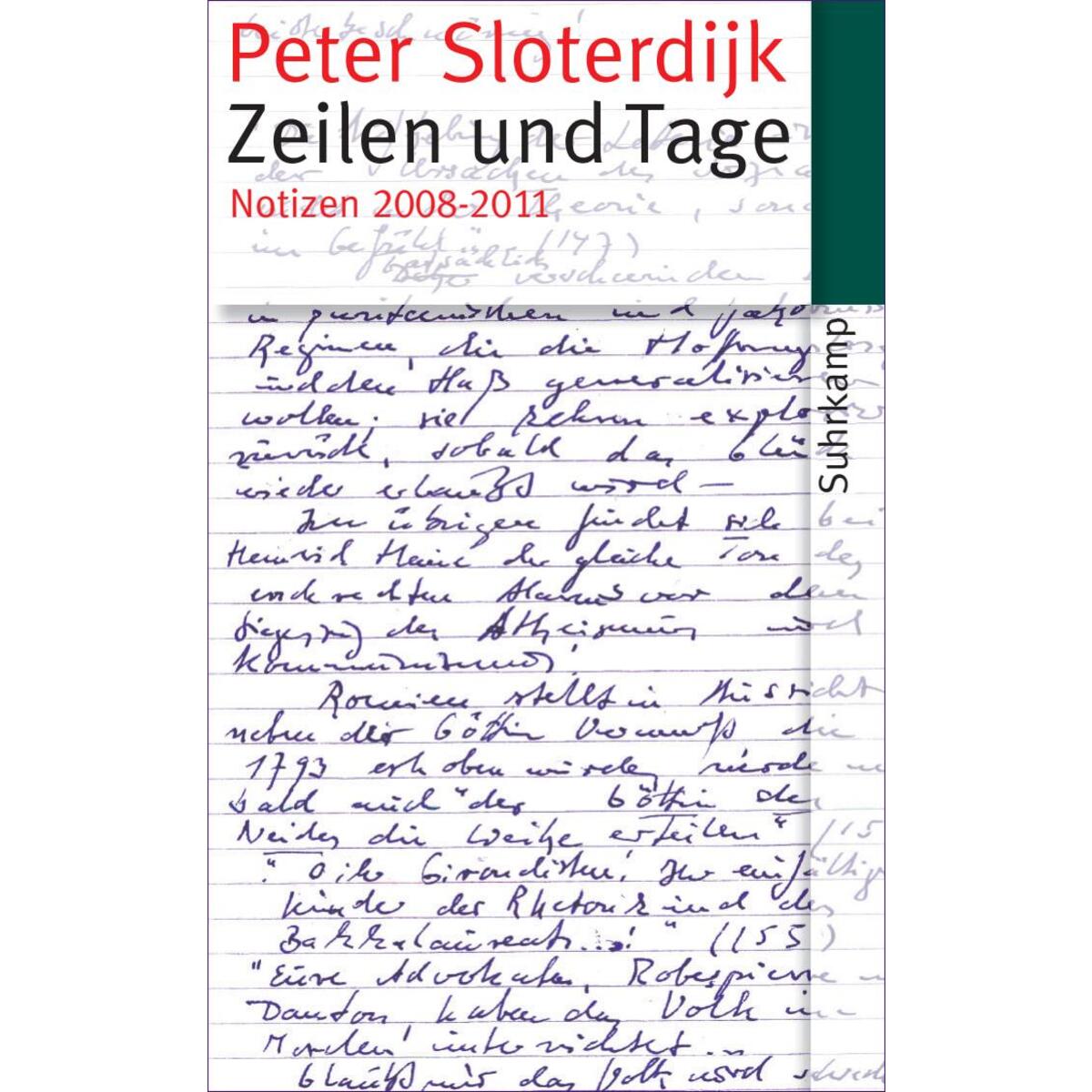 Zeilen und Tage Zeilen und Tage von Suhrkamp Verlag