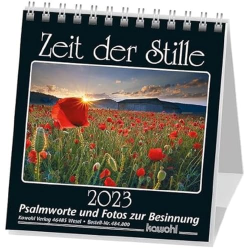 Zeit der Stille 2023: Kalender mit Psalmworten und Fotos zur Besinnung von Kawohl