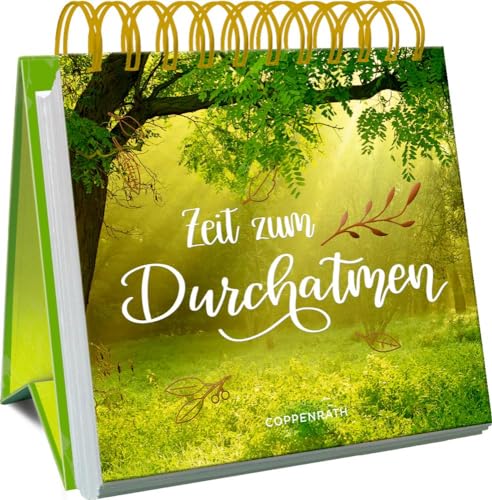 Zeit zum Durchatmen: Aufstellbuch (Spiralaufstellbuch)