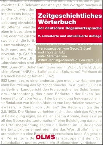 Zeitgeschichtliches Wörterbuch der deutschen Gegenwartssprache: Schlüsselwörter und Orientierungsvokabeln