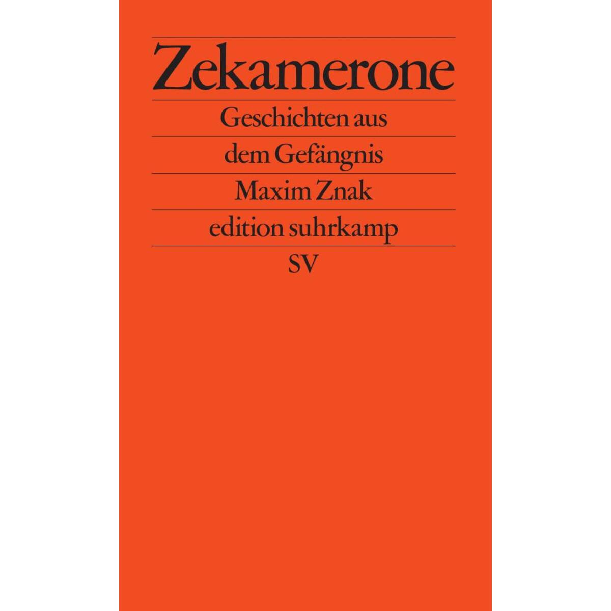 Zekamerone Zekamerone von Suhrkamp Verlag AG