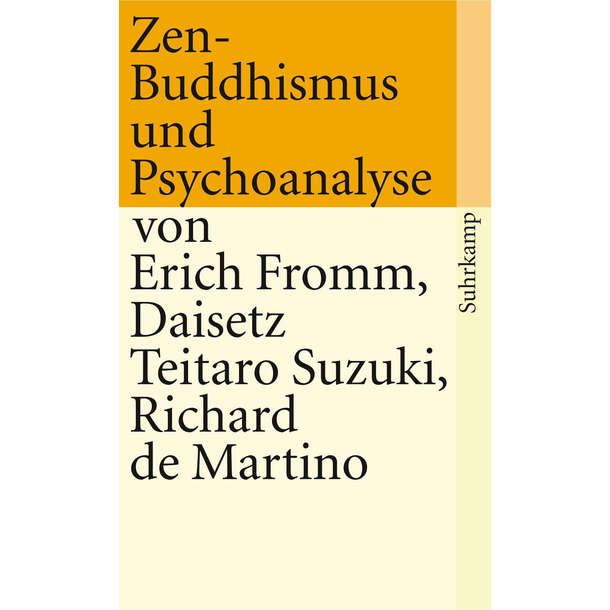 Zen-Buddhismus und Psychoanalyse Zen-Buddhismus und Psychoanalyse von Suhrkamp Verlag