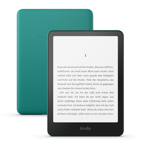 Zertifiziert und generalüberholt Amazon Kindle Paperwhite (16 GB) – Unser schnellster Kindle, mit neuem 7-Zoll-Display und wochenlanger Akkulaufzeit – mit Werbung – jadegrün von Amazon