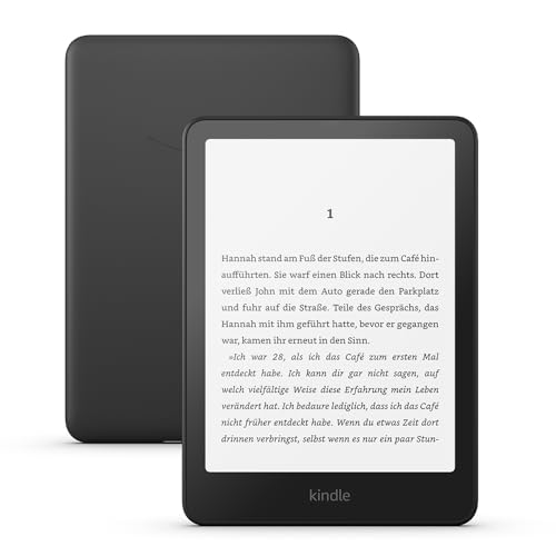 Zertifiziert und generalüberholt Amazon Kindle Paperwhite (16 GB) – Unser schnellster Kindle, mit neuem 7-Zoll-Display und wochenlanger Akkulaufzeit – mit Werbung – schwarz von Amazon