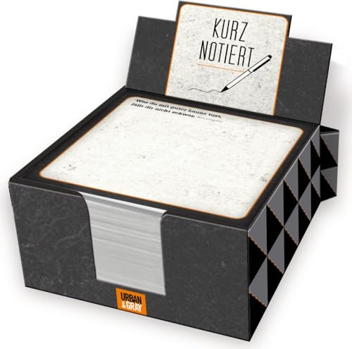 Zettelkästchen: Kurz notiert: Kurz notiert - Zettelbox mit Sprüchen