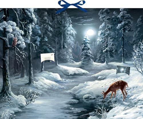 Zettel-Adventskalender – Liegt nun so still die weite Welt: 24 Gedichte über die Magie des Mondes (Literarische Adventskalender)
