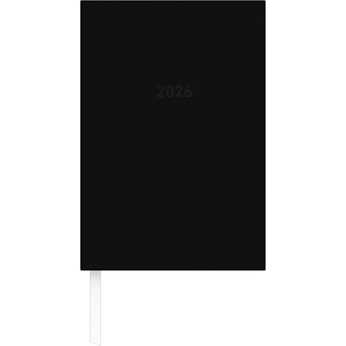 Zettler Buchkalender 2026 14,5x21 cm schwarz Bürokalender 1 Tag auf 1 Seite wattierter Kunststoffeinband Stundeneinteilung 7-19 Uhr Zettler Buchkalender 2026 14,5x21 cm schwarz Bürokalender 1 Tag auf 1 Seite wattierter Kunststoffeinband Stundeneinteilung 7-19 Uhr von ZETTLER Kalender