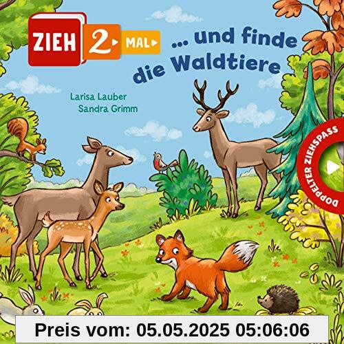 Zieh 2-mal: ... und finde die Waldtiere