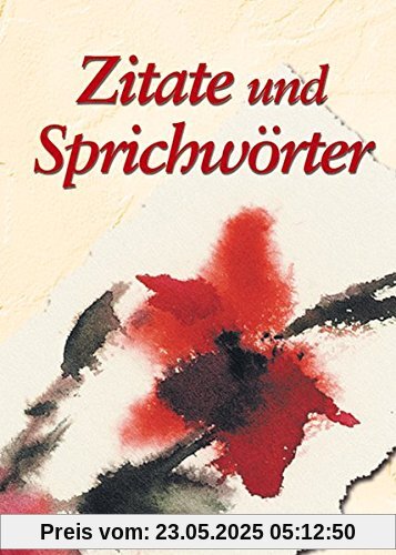 Zitate und Sprichwörter: Minibuch im Schuber