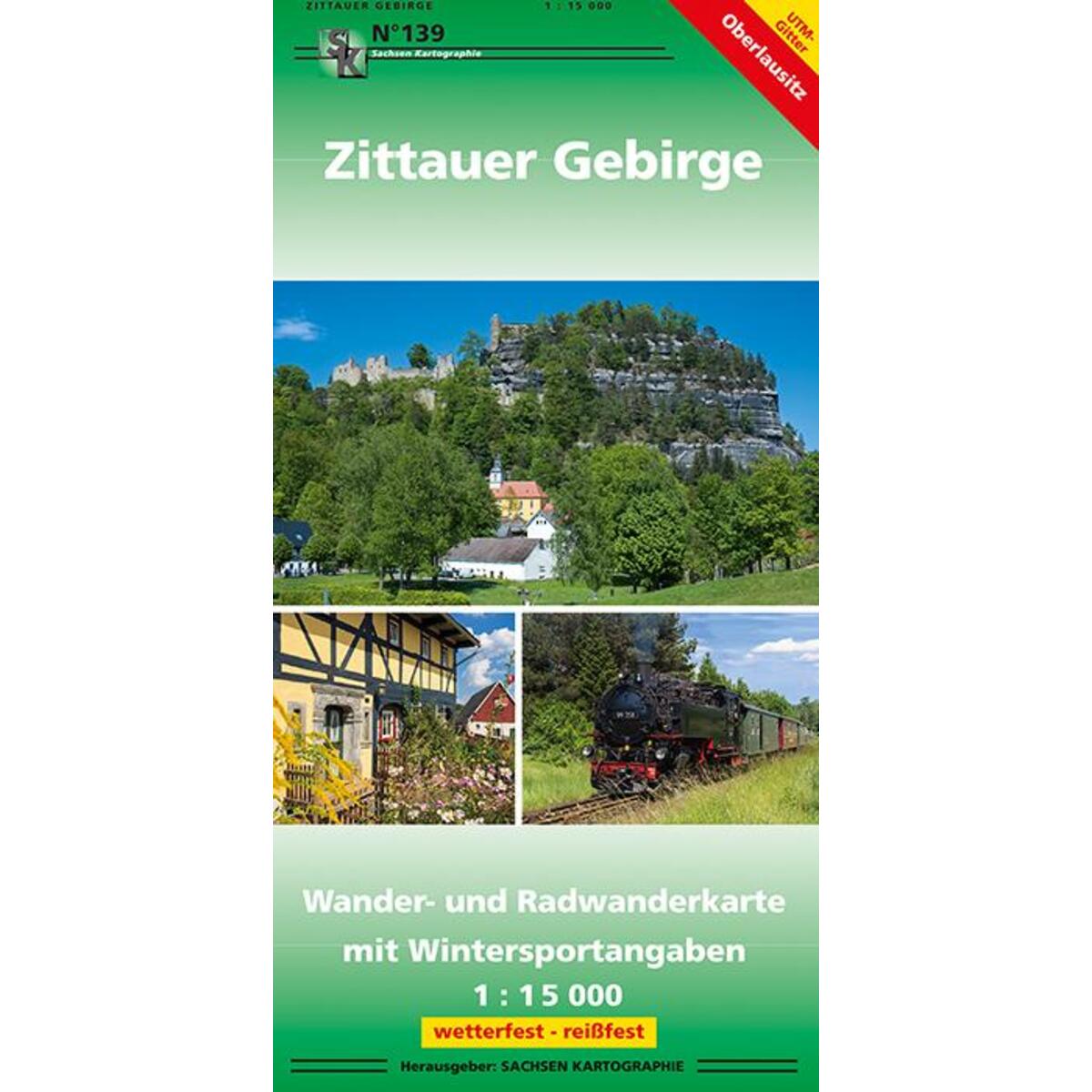 Zittauer Gebirge Zittauer Gebirge von Sachsen Kartographie