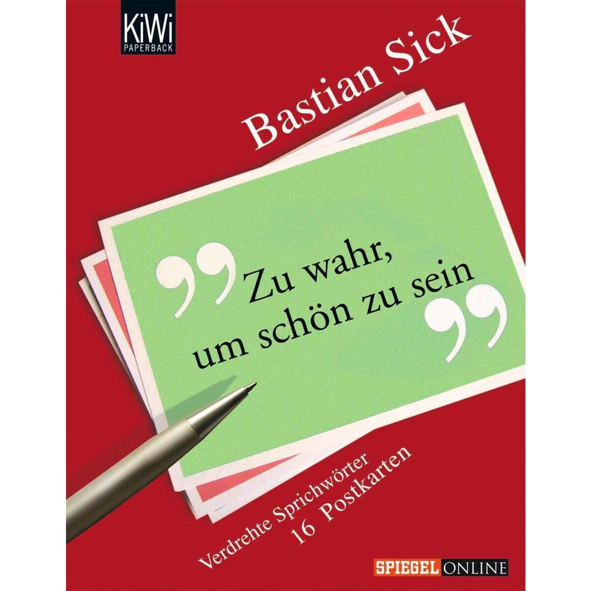 Zu wahr, um schön zu sein. 16 Postkarten Zu wahr, um schön zu sein. 16 Postkarten von Kiepenheuer & Witsch GmbH