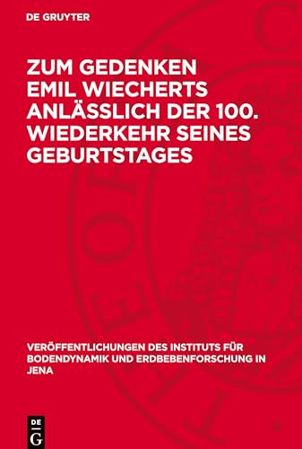 Zum Gedenken Emil Wiecherts anlässlich der 100. Wiederkehr seines Geburtstages Zum Gedenken Emil Wiecherts anlässlich der 100. Wiederkehr seines Geburtstages